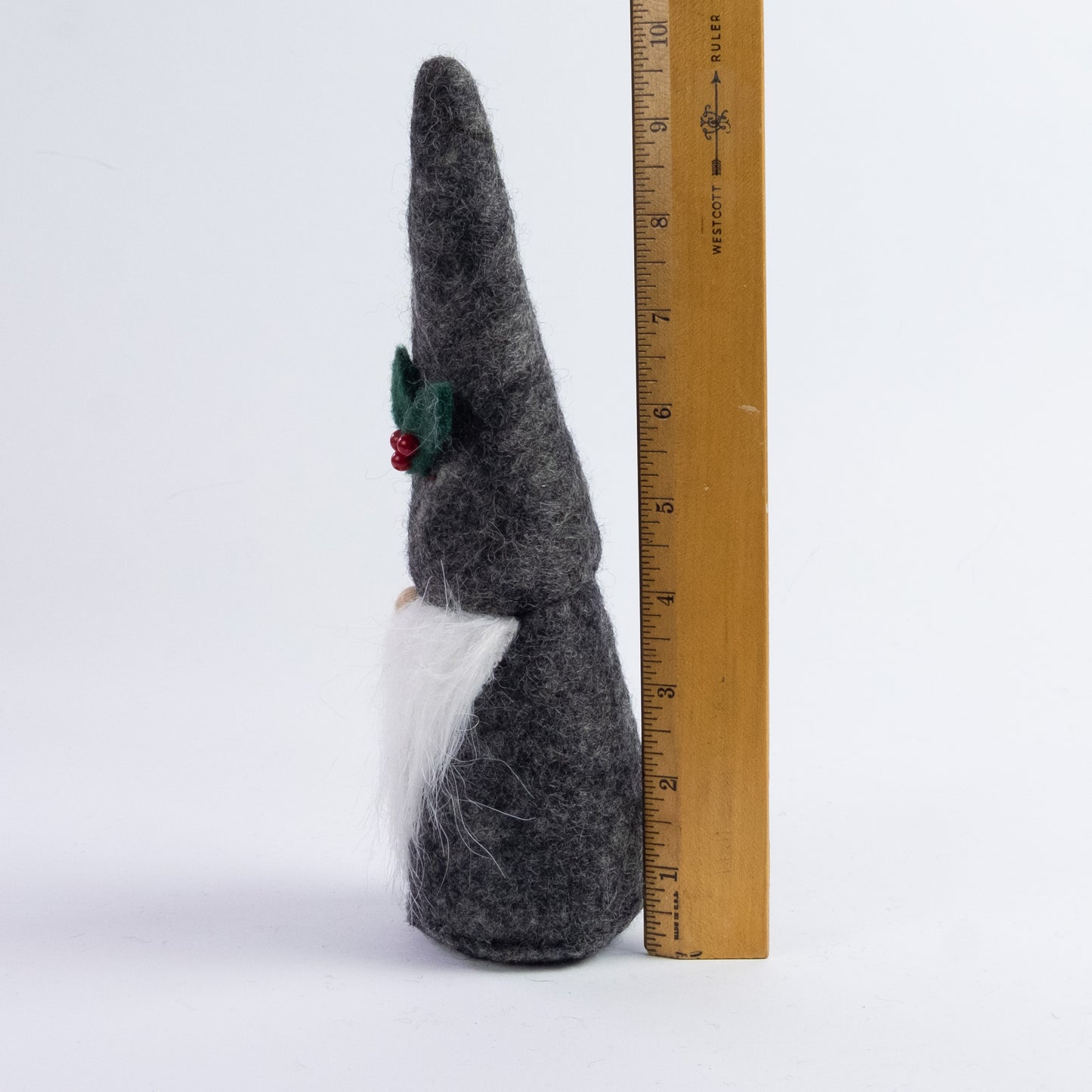 Christmas Decor - Felt Gnome - Gray