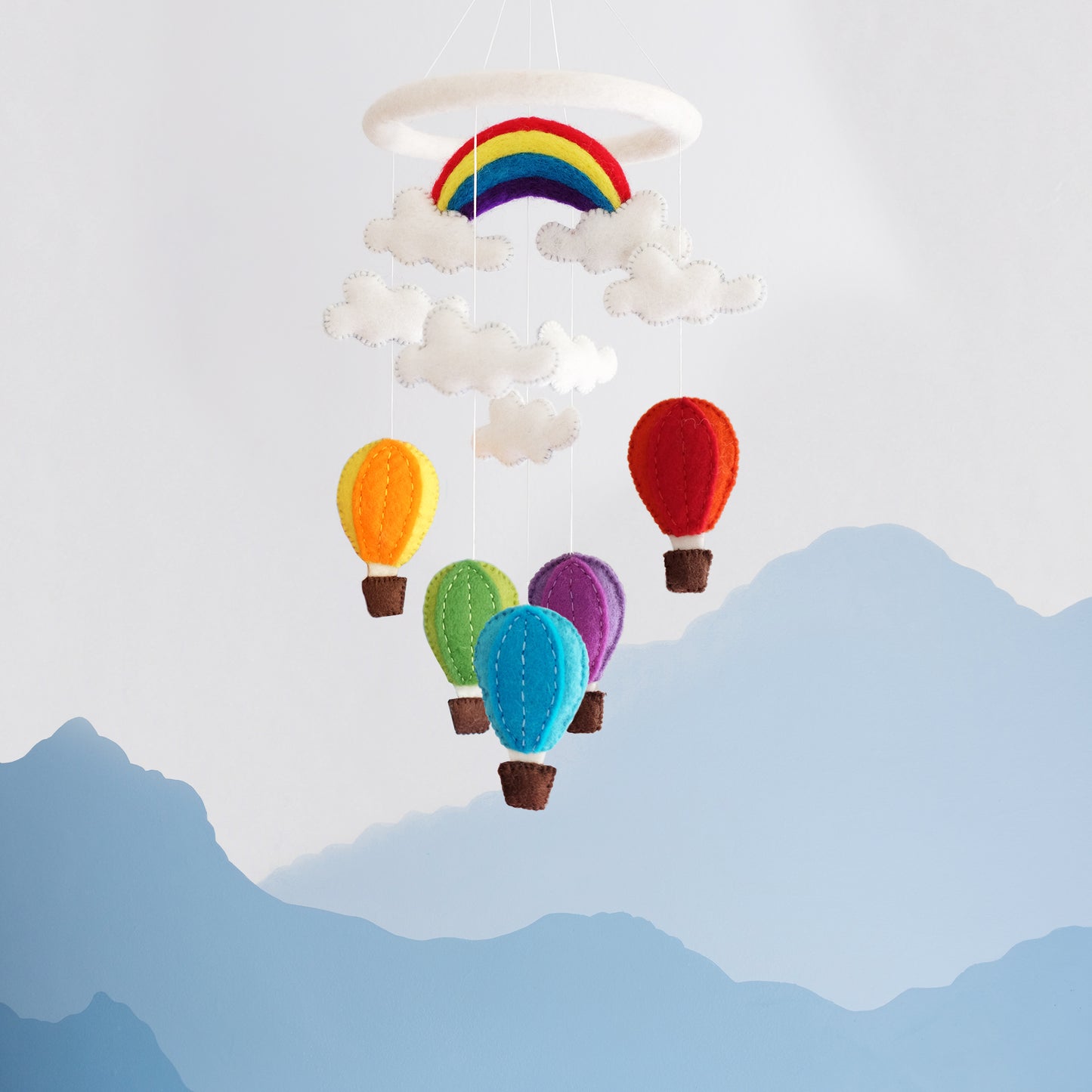 Baby Mobile - Nursery Décor - Hot Air Balloon
