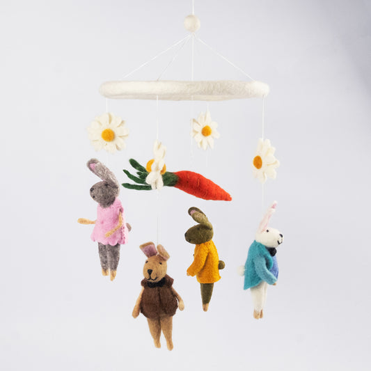 Baby Mobile - Nursery Décor - Bunny