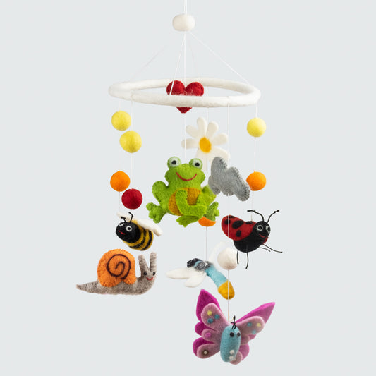 Baby Mobile - Nursery Décor - Springtime Garden Friends