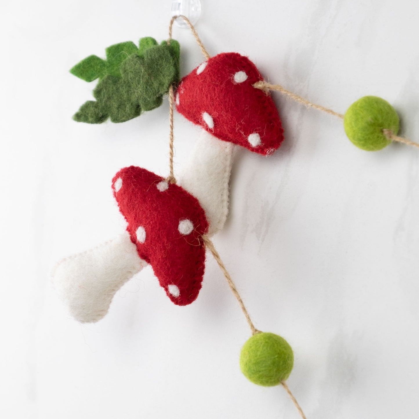Garland - Wall Décor - Red Spotted Mushroom
