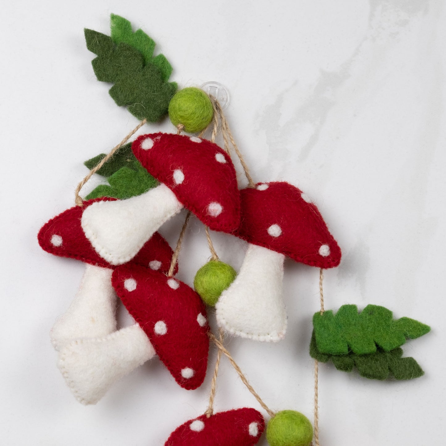 Garland - Wall Décor - Red Spotted Mushroom