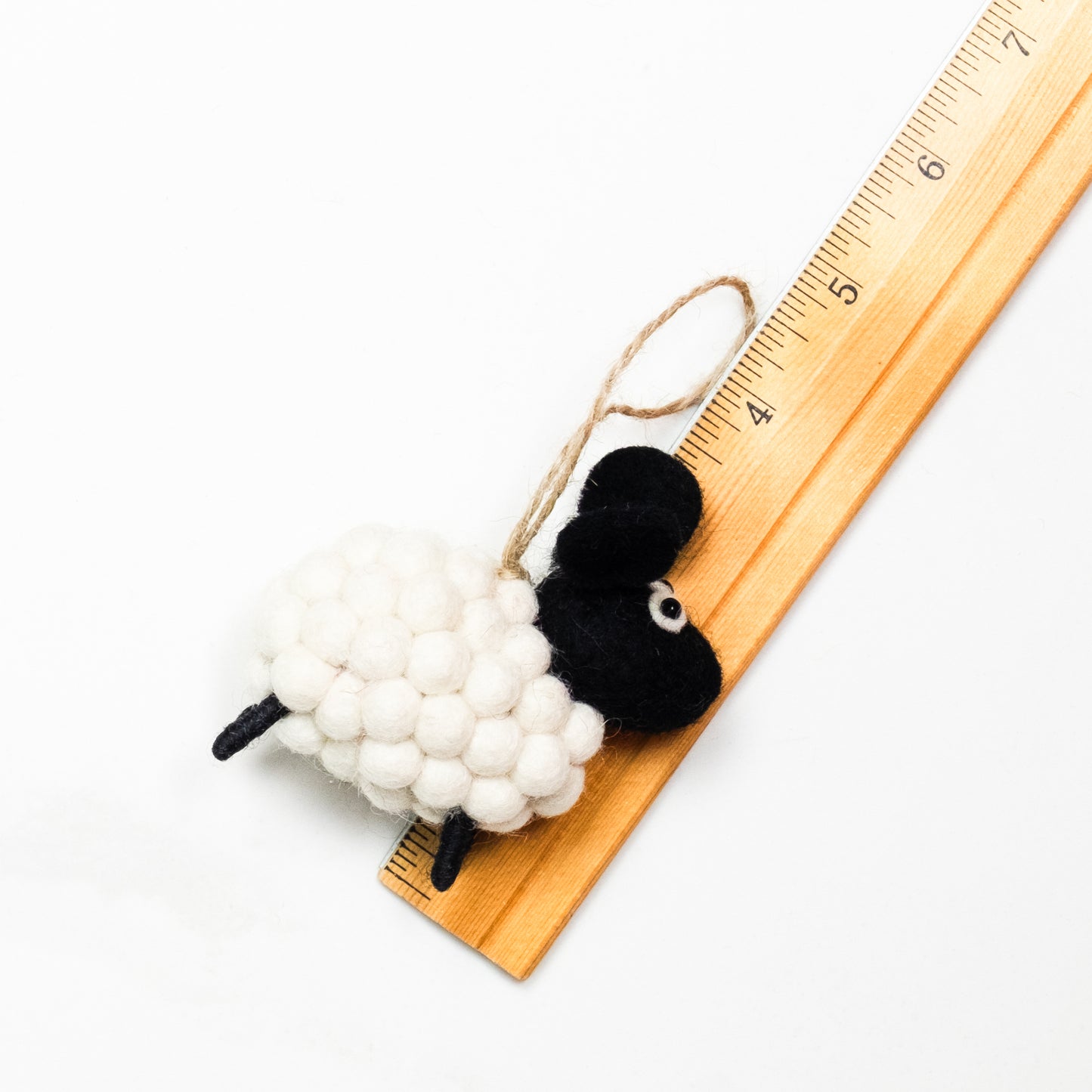 Ornament - White Ball Sheep