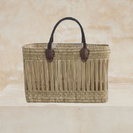 Pre-Order (Ships Aug 10) Moroccan Basket - Set of 3 - Open Weave Natural