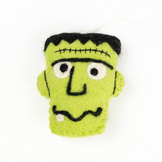 Ornament - Halloween Decor - Frankenstein Head