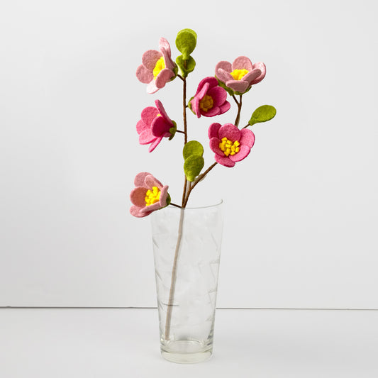 Felt Décor - Cherry Blossom Flower Stem
