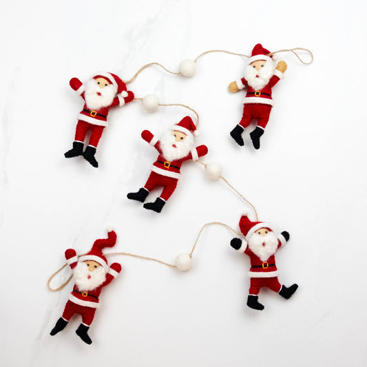 Garland - Christmas Decor - Dancing Santa