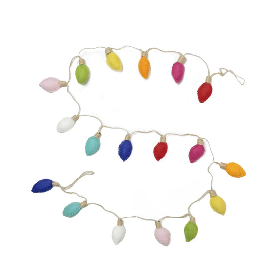 Garland - Christmas Decor - Vintage/Retro Christmas Lights