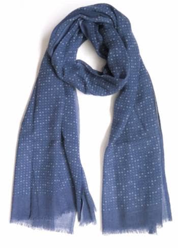 100% Wool, lightweight, Hand Silk Screen Dot Pattern SALE
