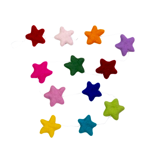 Garland - Wall Décor - Multicolor Star