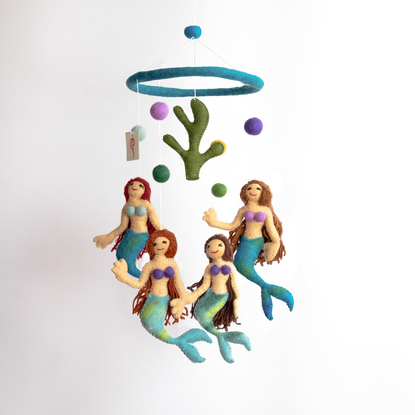Baby Mobile - Coastal Nursery Décor - Mermaid Under the Sea