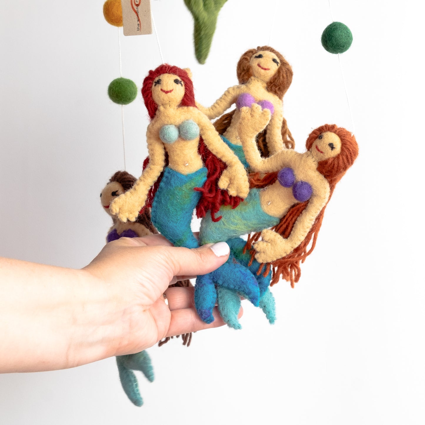 Baby Mobile - Coastal Nursery Décor - Mermaid Under the Sea