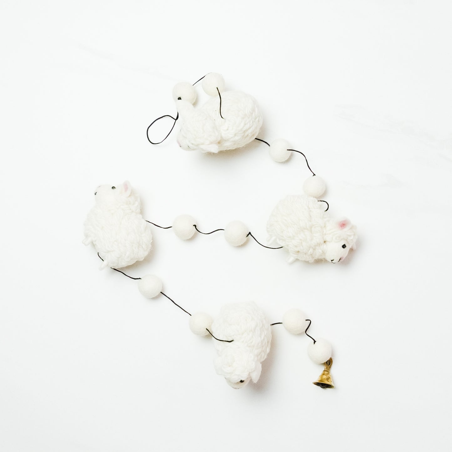 Garland - Wall Décor - White Sheep