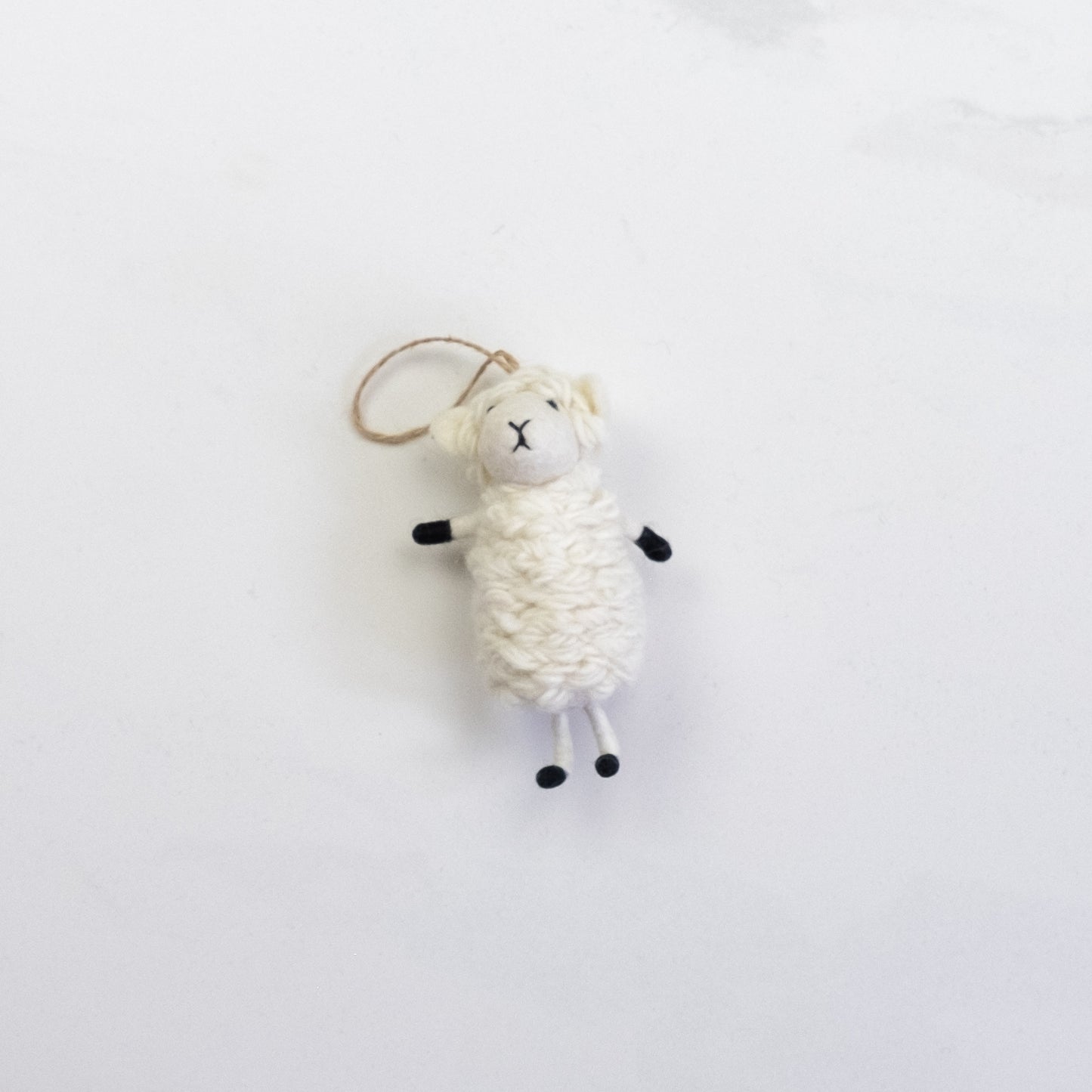 Ornament - Standing White Sheep