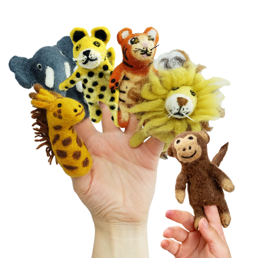 Finger Puppets - Sensory Play - Jungle Jamboree