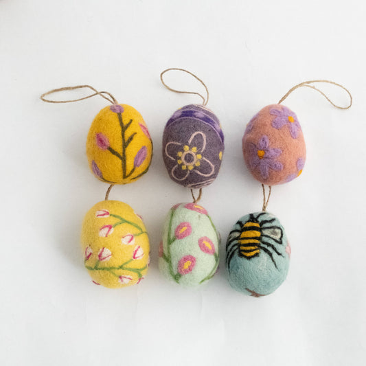 Ornament - Christmas- Jewel Tone Christmas Eggs